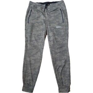 Nobull Jogger Pants Mens Size M Performance Workout Gym Green Camo Made In USA